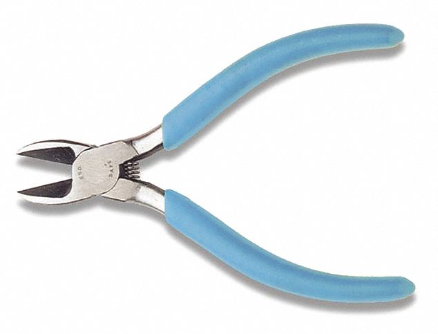 Diagonal Cutting Plier, 49/64" L Jaw