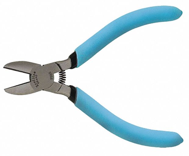 Diagonal Cutting Plier, 49/64" L Jaw