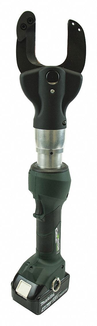 Cordless Cable Cutter: Makita 18V LXT, 2 in Copper/Aluminum, Inline, C-Head