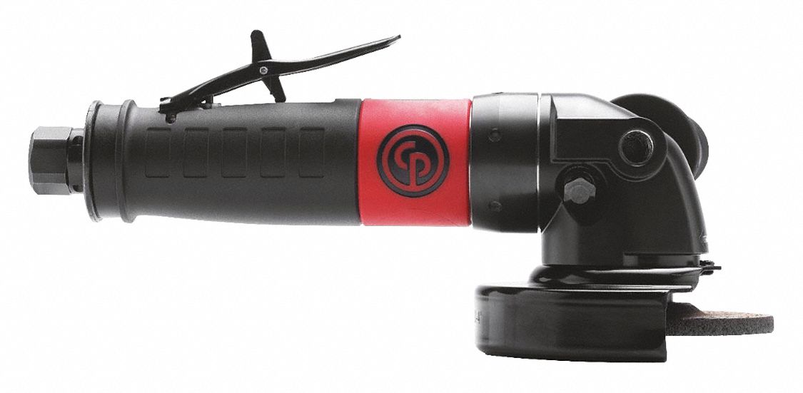 CHICAGO PNEUMATIC, 4 in Wheel Dia, 1.5 hp Horsepower, Angle Grinder