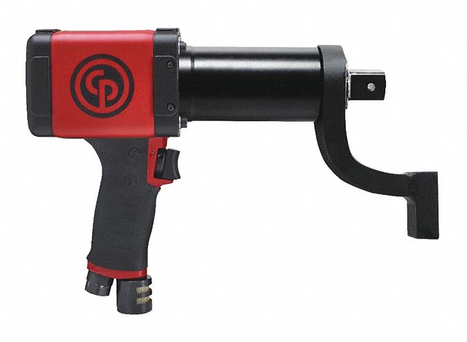 PNEUMATIC NUTRUNNER, PISTOL GRIP, 48 CFM, 90 PSI, 1 IN, 3/8 IN, 11 3/16 X 2 53/64 IN, 8 11/32 IN