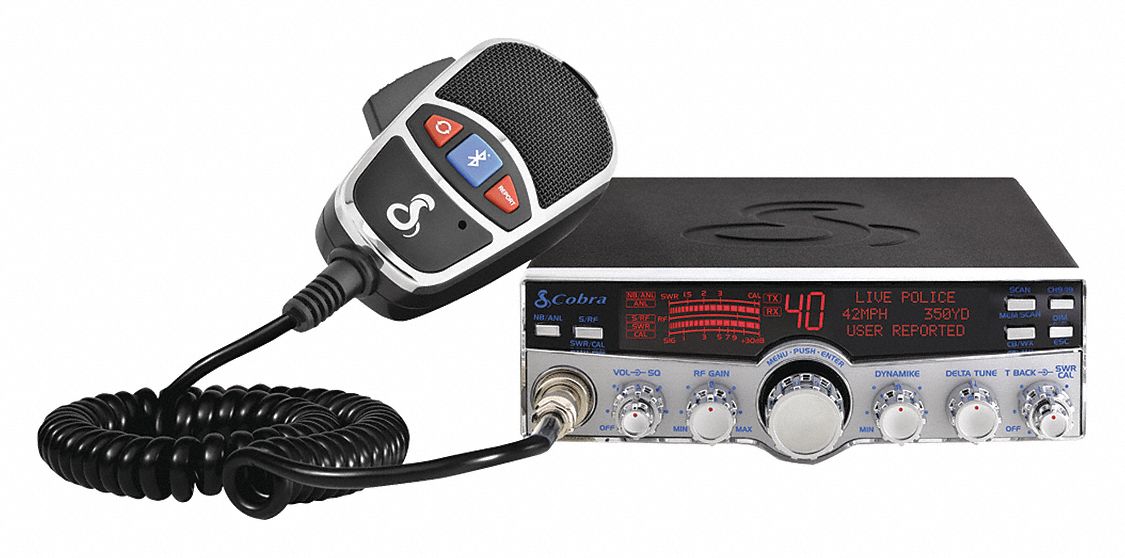 Mounted, Bluetooth Connectivity/Weather Channels, CB Radio 54XV0529