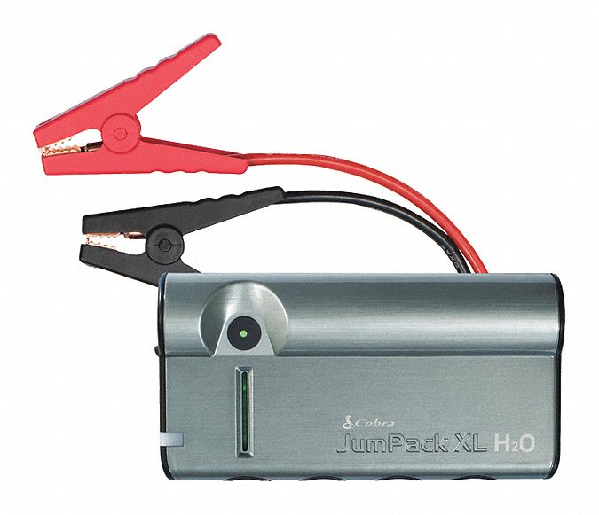 Battery Jump Starter: Boosting/Charging, For 12 V DC Battery Volt, 3 A @ 12V, 400 A @ 12V