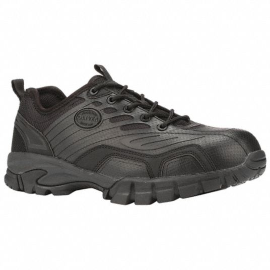 OLIVER BY HONEYWELL Athletic Shoe, 9 1/2, W, Men's, Black, Composite ...