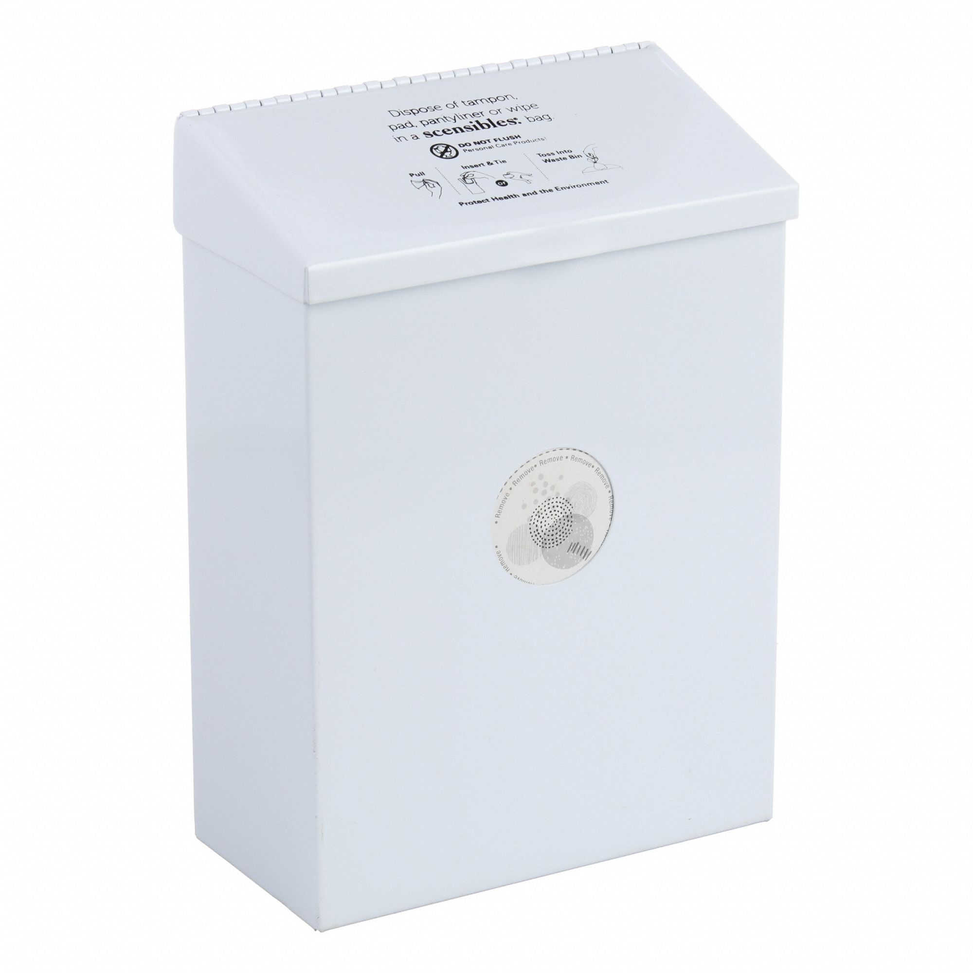 Sanitary Napkin Receptacle with Bag Dispenser, Receptacles with Bag Dispenser Metal