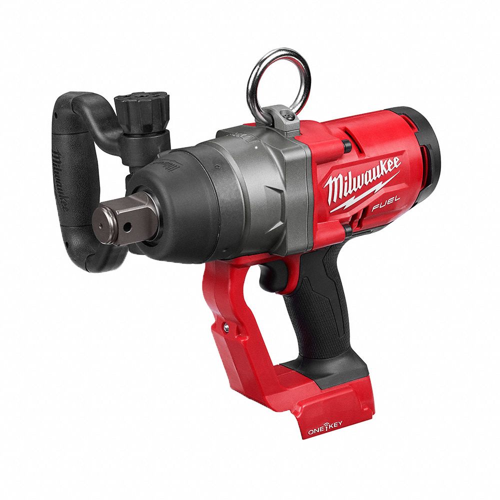 Impact Wrench: 1 in Square Drive Size, 1,500 ft-lb Fastening Torque, 1,500 ft-lb Breakaway Torque