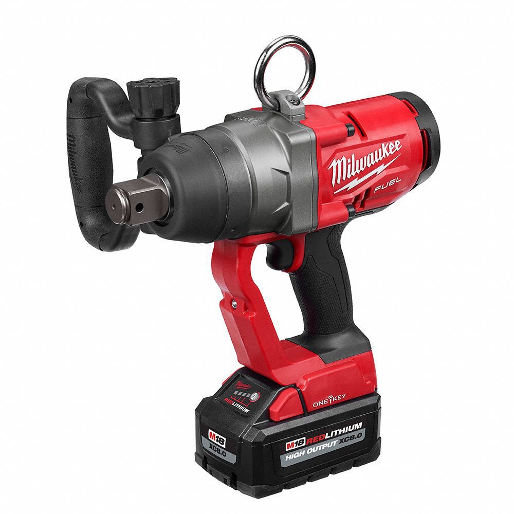 Impact Wrench: 1 in Drive Size, 1, 500 ft-lb Fastening Torque, 1, 500 ft-lb Breakaway Torque