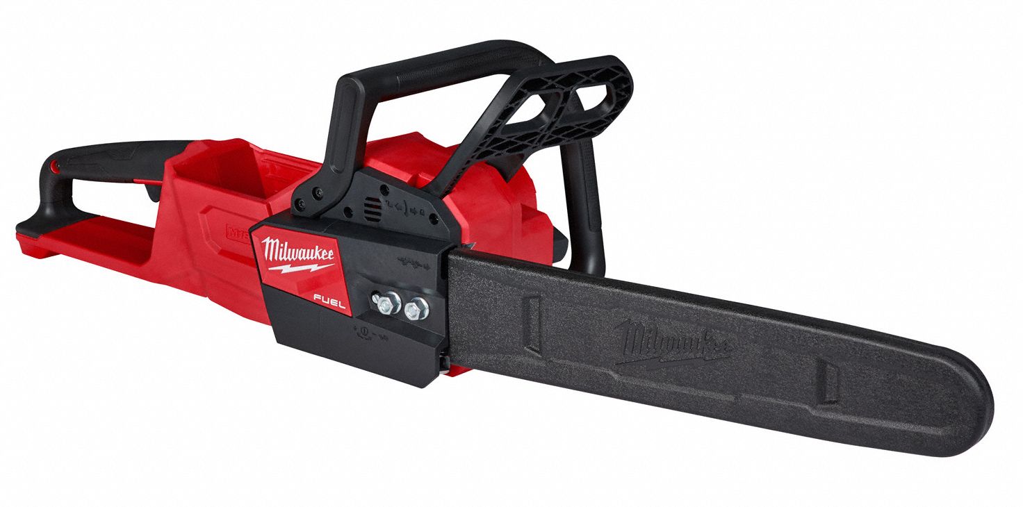 MILWAUKEE 16 in, 18 V, Battery Powered, Chain Saw, Battery Amperage 12