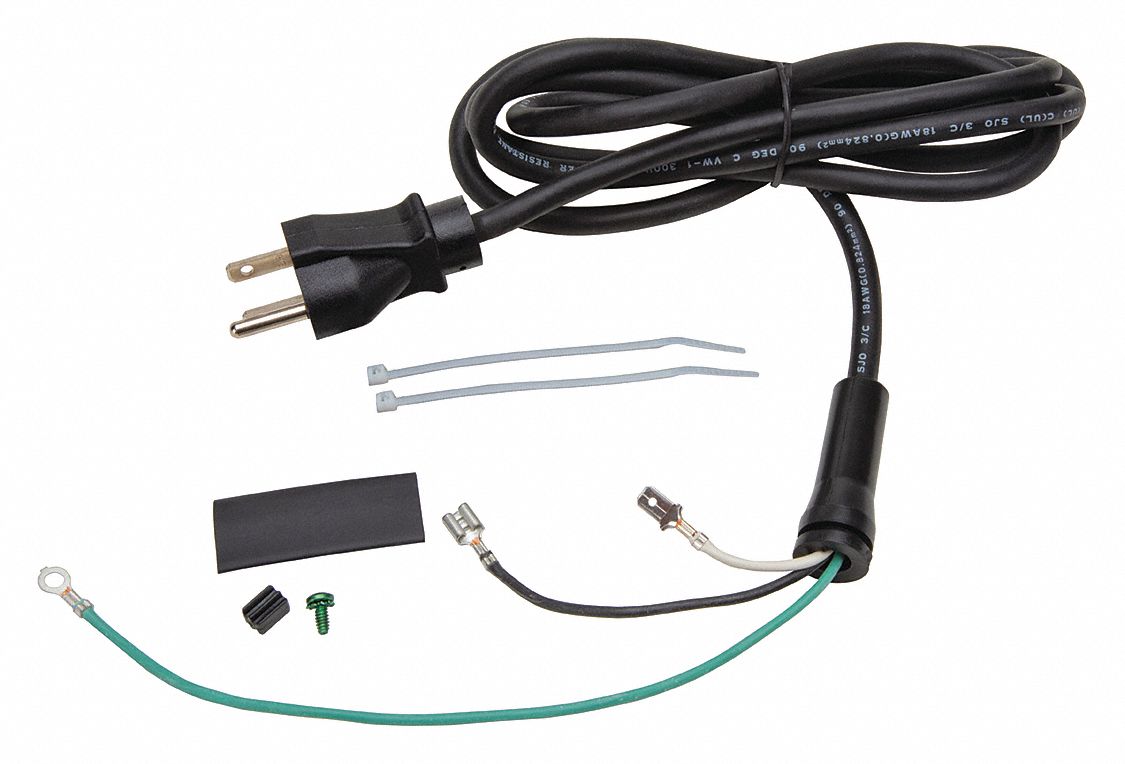 Cord Set Kit: 9 in Overall Lg, 14 in Overall Wd, 2 1/2 in Overall Ht, 30081