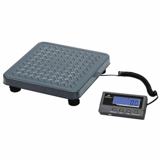 MEASURETEK Physician Scale: Mechanical, 200kg/450 lb, kg/lb, 10 3/4 in  Weighing Surface Wd