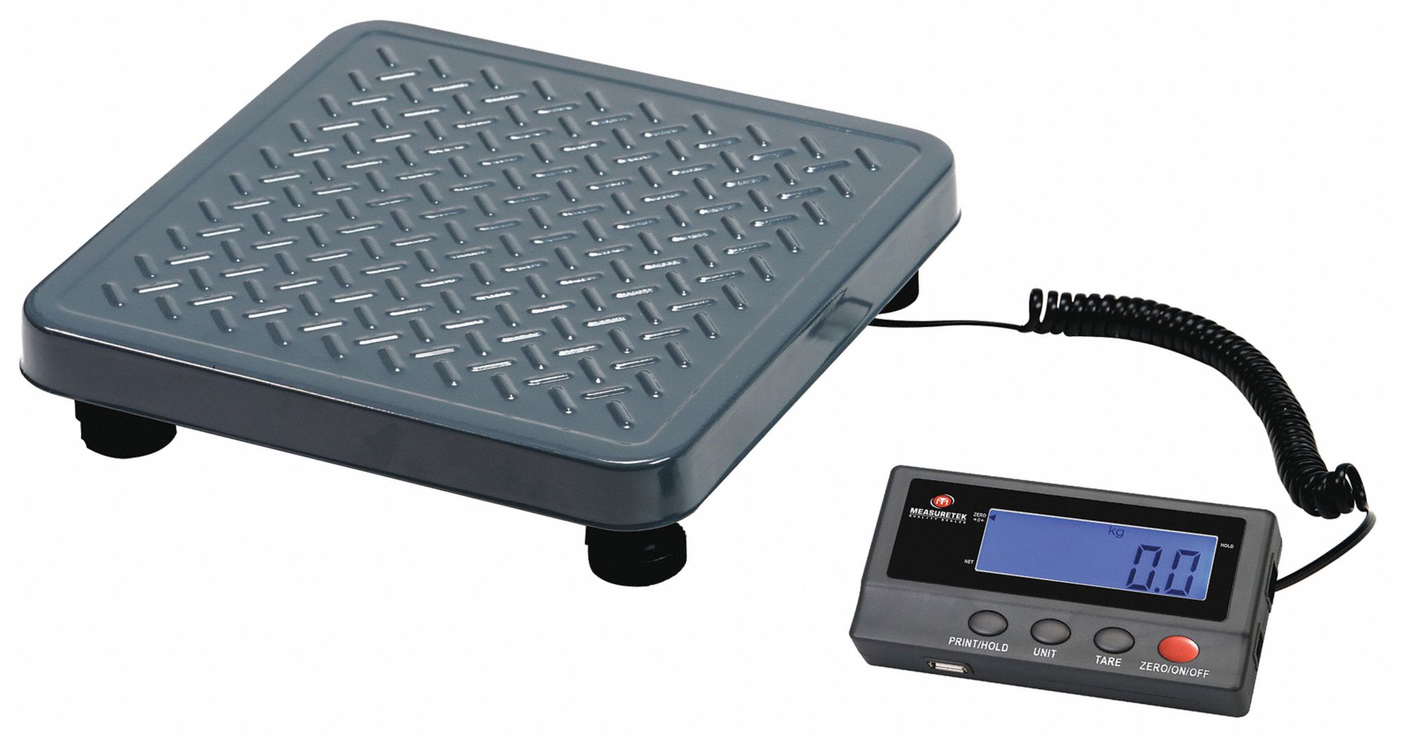 MEASURETEK, 150 lb Wt Capacity, 2 1/2 in Weighing Surface Dp