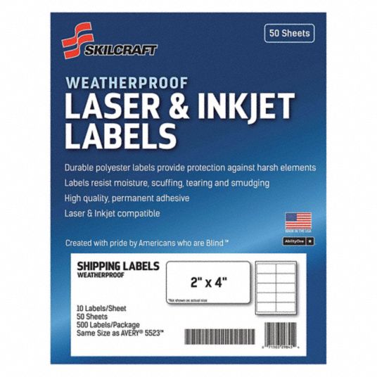 avery inkjet labels