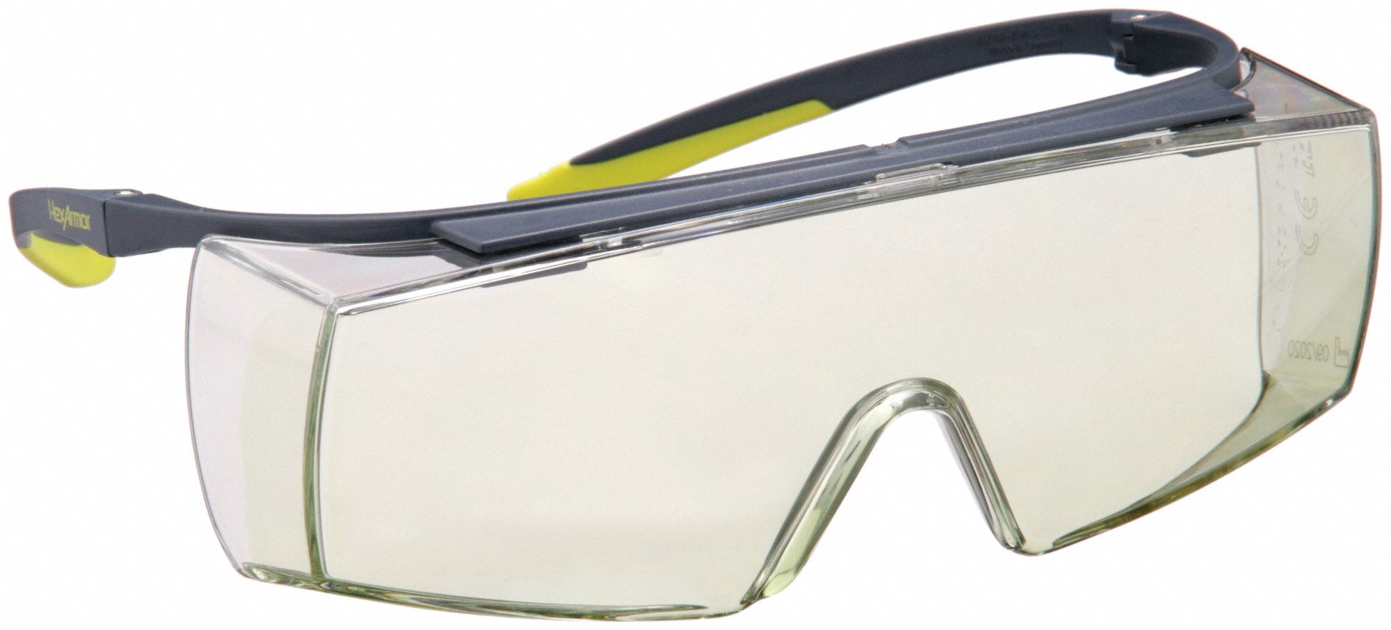 LUNETTES DE SÉCURITÉ, DEMI-MONTURE, OTG, TPE/PC, ANTIBUÉE, GR/TRSP, CSA, UV, M, UNISEXE