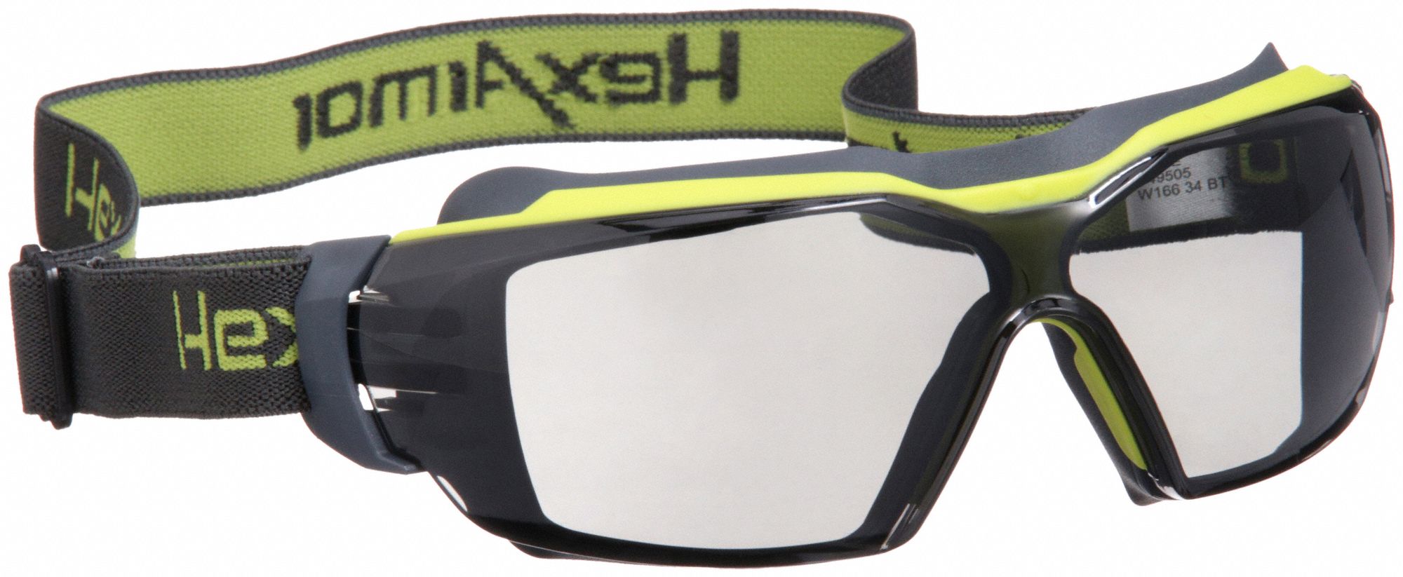 Safety Goggles: Gray Lens Color, Hardcoat/TrueShield® S, Dielectric, Indirect, MX350 Series