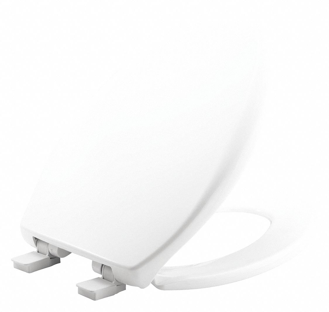 Bemis GR1200E4 000 Bemis Toilet Seat White, Plastic, Slow Close Hinge