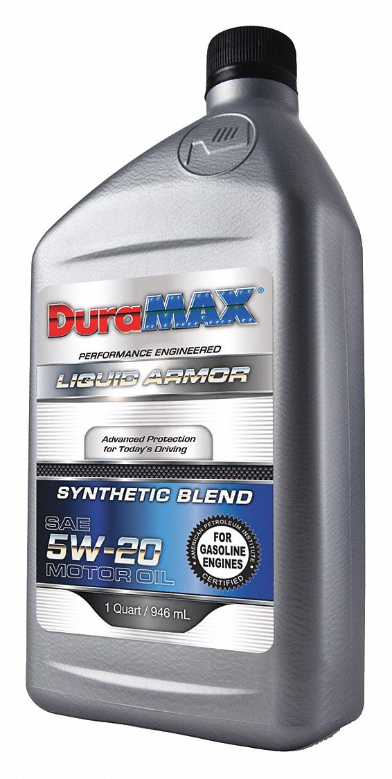 Synthetic Blend,  Engine Oil,  1 qt,  5W-20,  For Use With Gasoline Engines