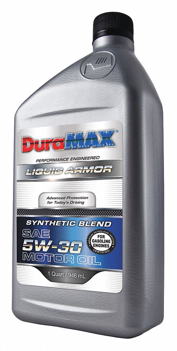 Synthetic Blend,  Engine Oil,  1 qt,  5W-30,  For Use With Gasoline Engines
