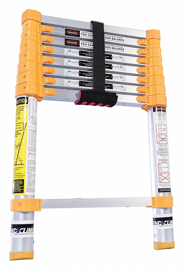 XTEND + CLIMB 8 ft 6 in Extended Ladder Height Telescoping Ladder, 250