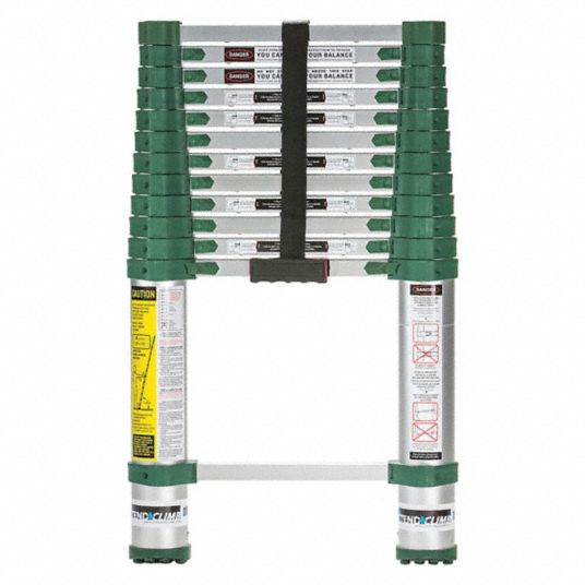 XTEND + CLIMB, 12 ft 6 in, 32 in Closed Ht, Telescoping Ladder 54YF85