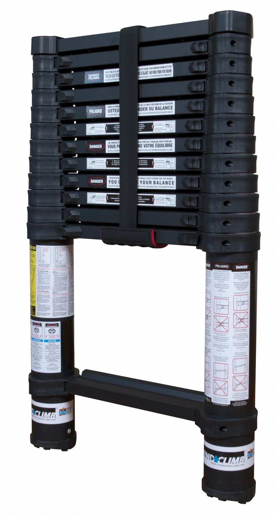 XTEND + CLIMB 12 ft 6 in Extended Ladder Height Telescoping Ladder, 300