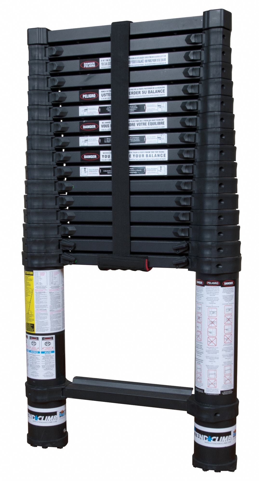 XTEND + CLIMB 16 ft 6 in Extended Ladder Height Telescoping Ladder, 250