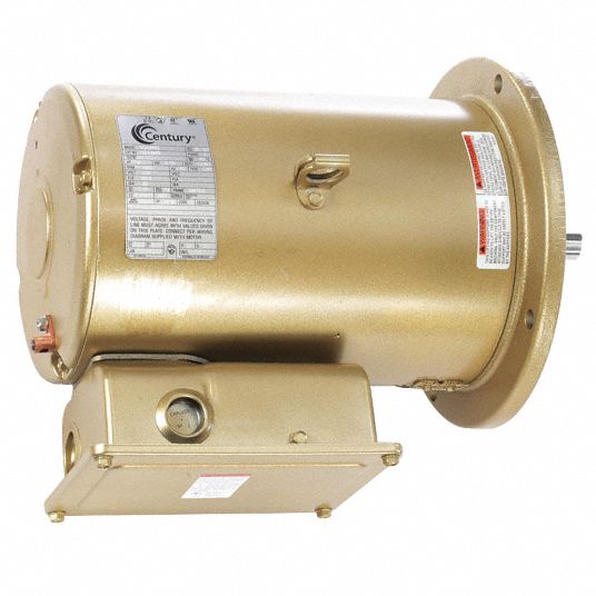 CENTURY Pool Pump Motor, 5 HP, CapacitorStart, Nameplate RPM 3,520