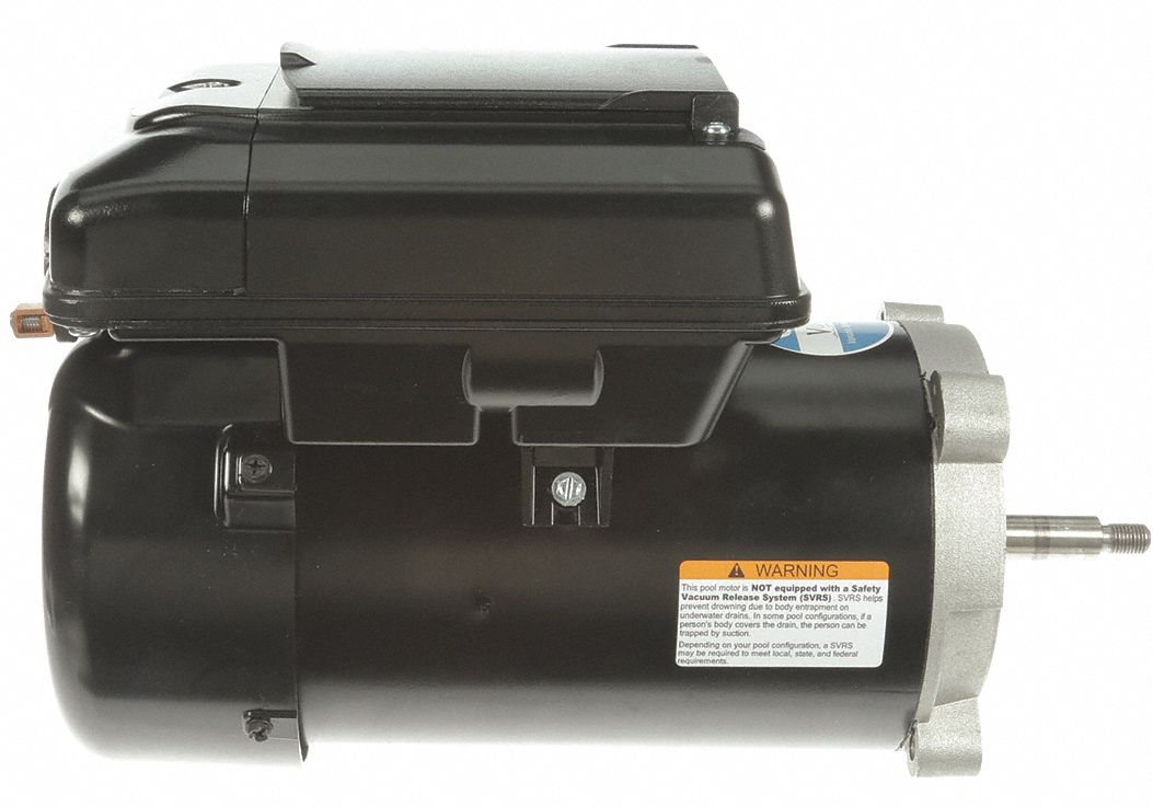 CENTURY Pool Pump Motor, 1 13/20 HP, ECM, Nameplate RPM 6003,450, 56J Frame, Voltage 208230V
