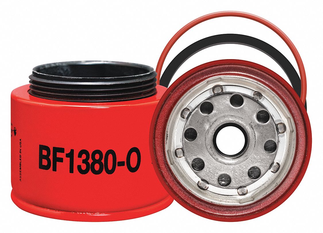 BALDWIN FILTERS, Spin-On, 3 in Outside Dia, Fuel Filter - 54YL08|BF1380 ...