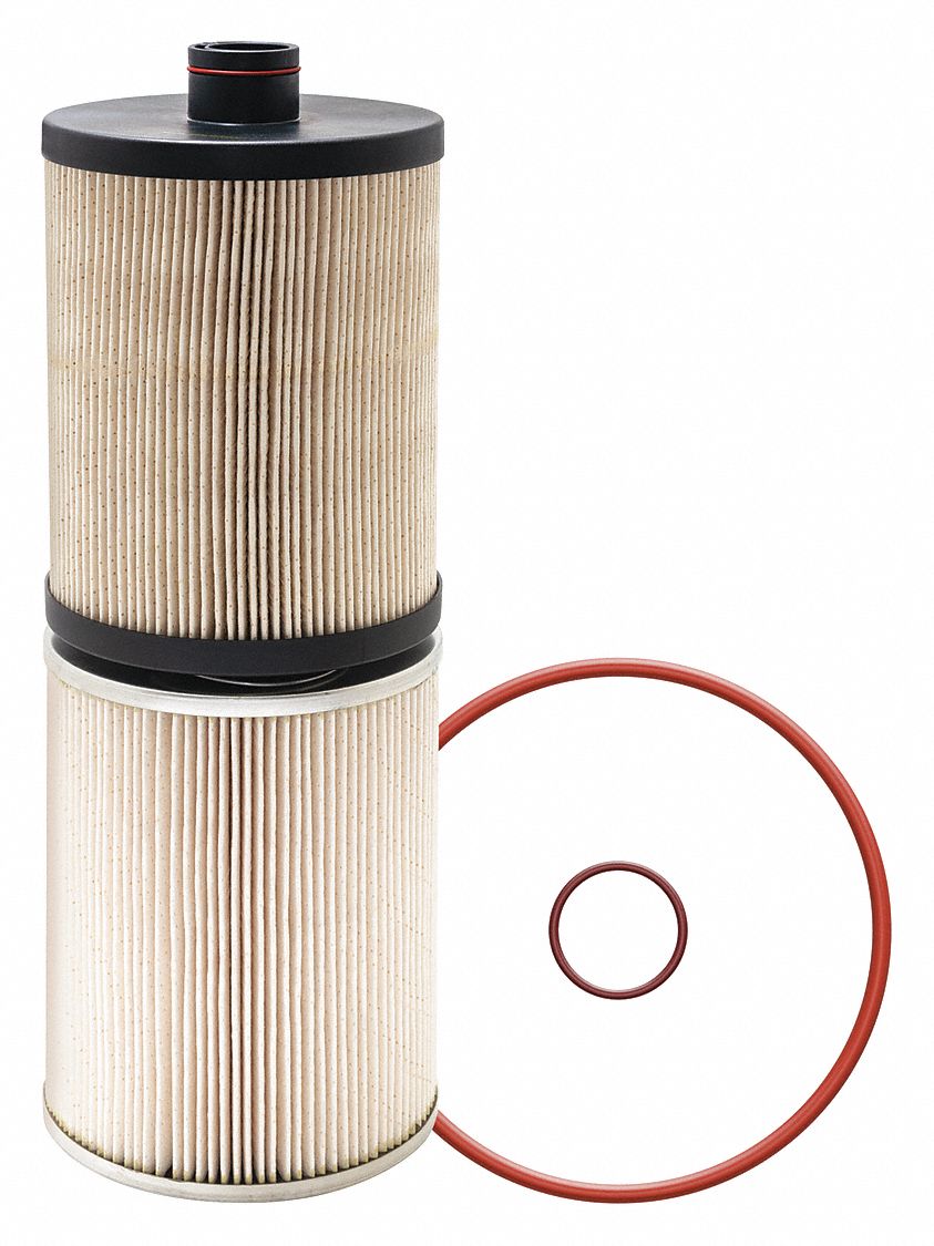 Fuel Filter: Cartridge, 5 7/8 in Outside Dia, 1 3/16 in Inside Dia, Diesel Fuel