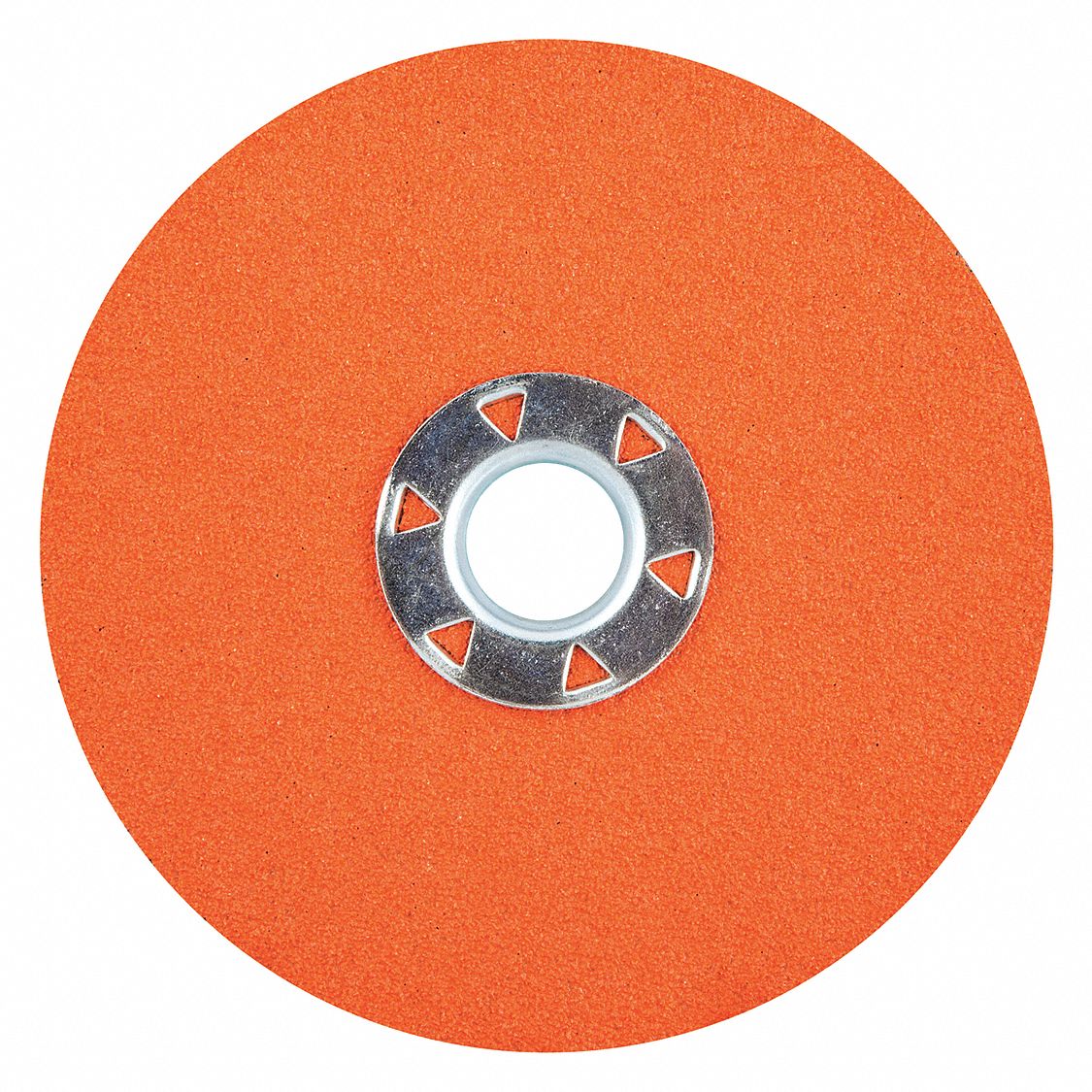 NORTON Ceramic, Fiber Disc, Coated, 4 1/2 in Disc Diameter, 5/8"11 Mounting Hole Size 54YM18