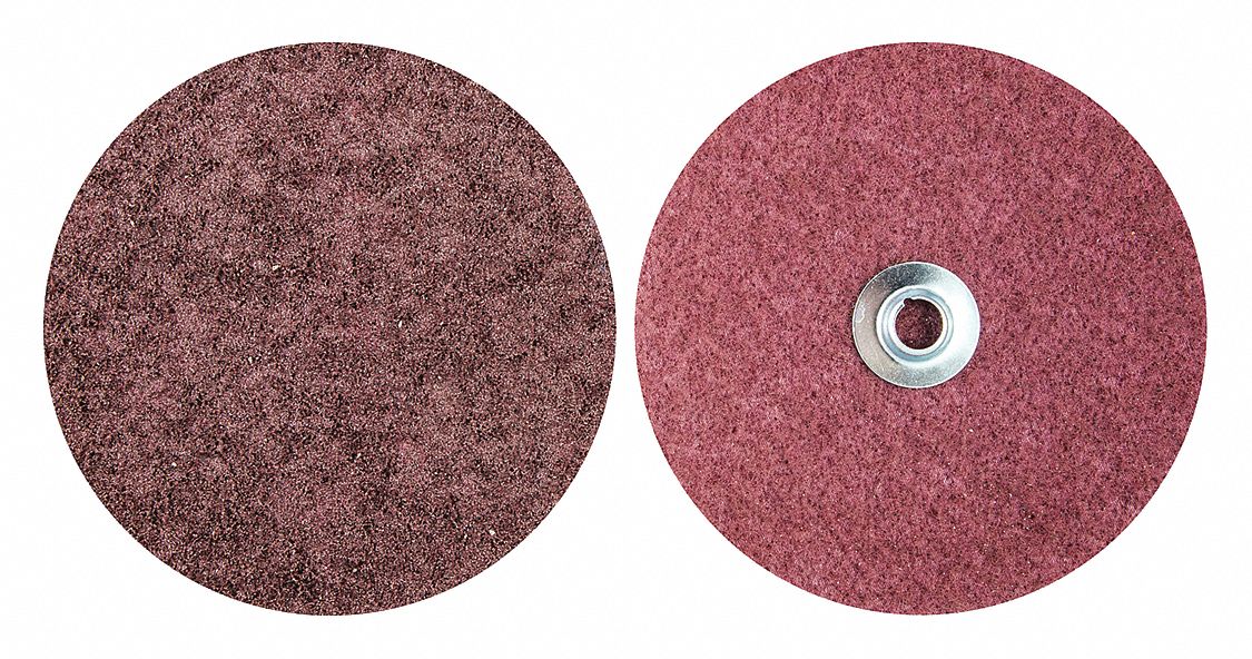 NORTON Quick Change Disc 7 in Disc Dia, 100 Abrasive Grit, Medium