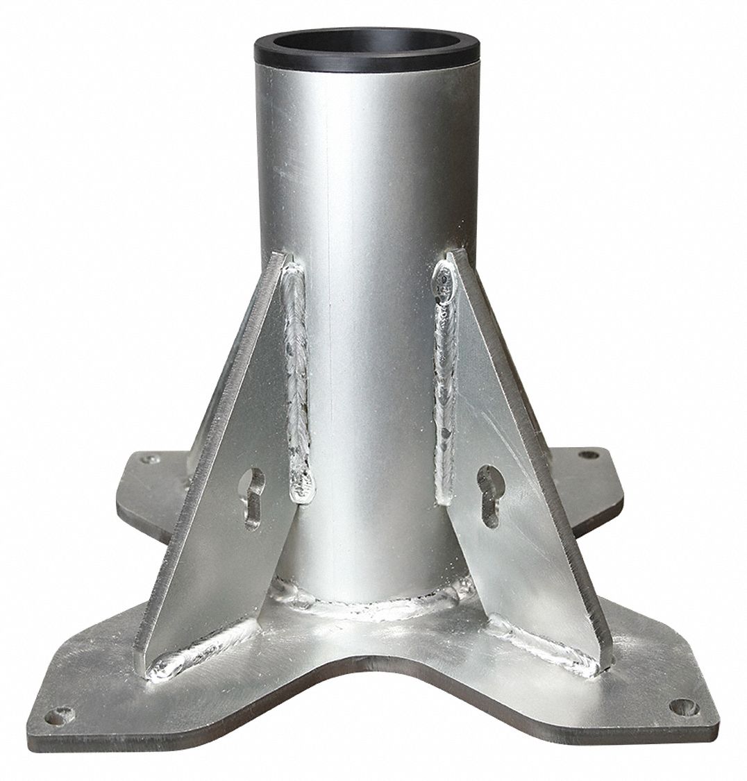 OZ LIFTING PRODUCTS Mounting Base, 2500 lb. Cap., Steel 54YM59OZPED4