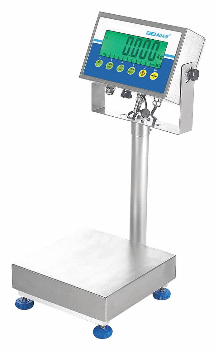 Bench Scale: 35 lb Wt Capacity, 9 3/4 in Weighing Surface Dp, g/kg/lb/lb/oz/oz, 1 g