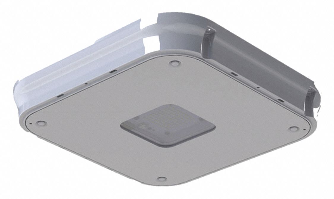 LED CANOPY LIGHT, 3,700 LM, 5000K, 29 W FIXTURE, 120/277V AC, 150W HPS/100W MH, WHITE