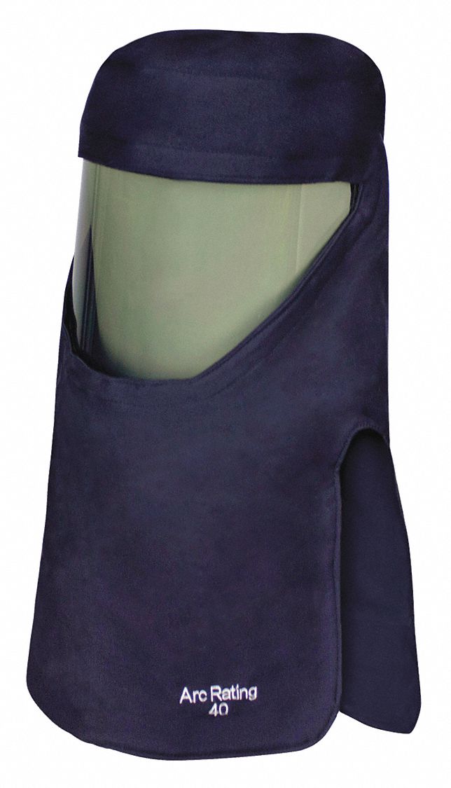 ARC FLASH HOOD,UNIVERSAL SIZE,NAVY