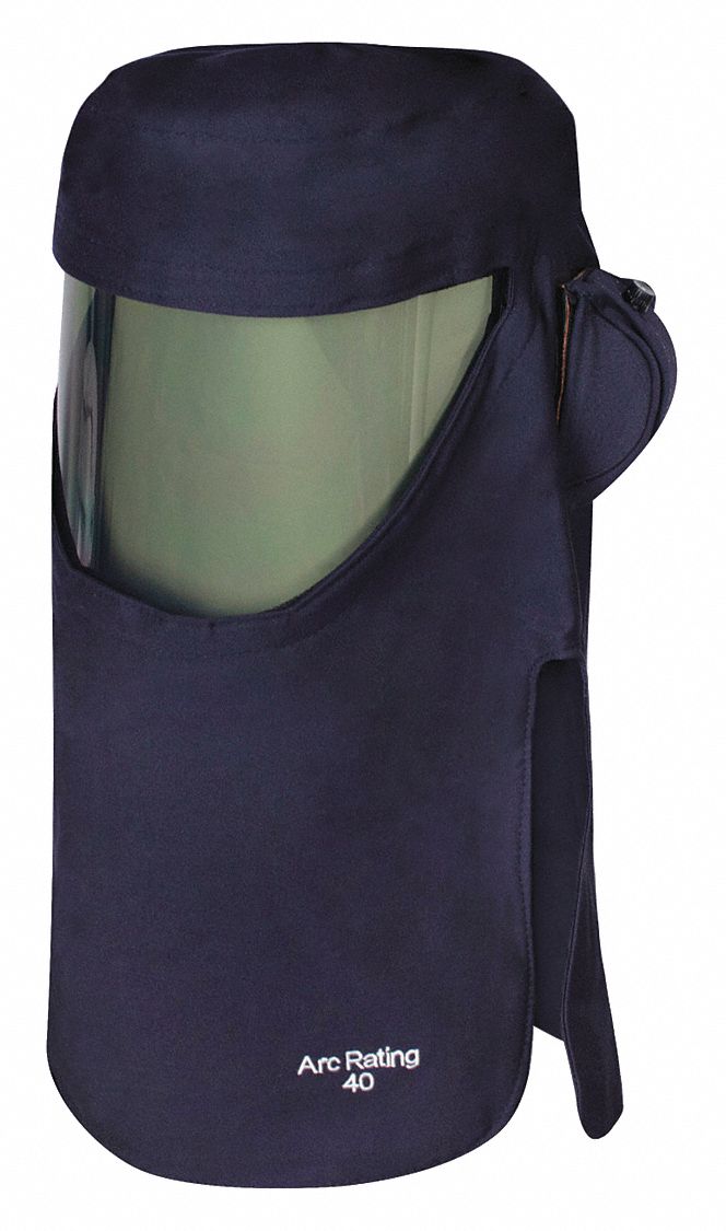 ARC FLASH HOOD,UNIVERSAL SIZE,NAVY