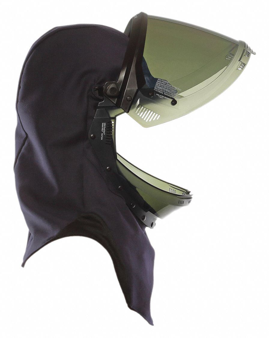 ARC FLASH HOOD,UNIVERSAL SIZE,NAVY