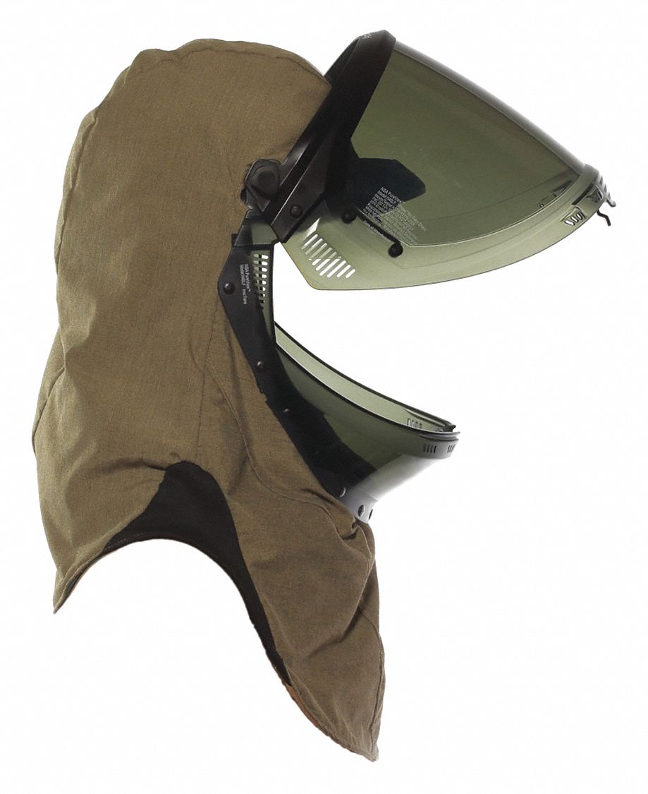 ARC FLASH HOOD,UNIVERSAL SIZE,GREEN