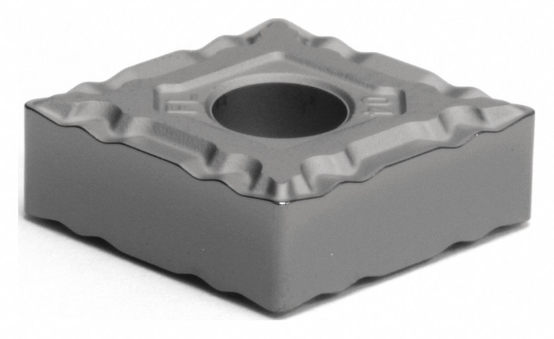 Diamond Turning Insert: CNMG Insert, Neutral, 3/16 in Thick, 1/32 in Corner Radius, AlTiSiN