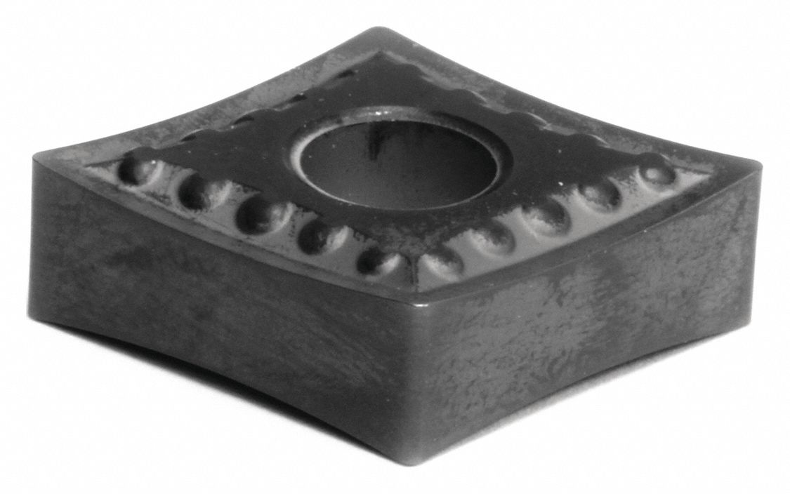 Diamond Turning Insert: CNMG Insert, Neutral, 3/16 in Thick, 1/32 in Corner Radius, AlTiSiN