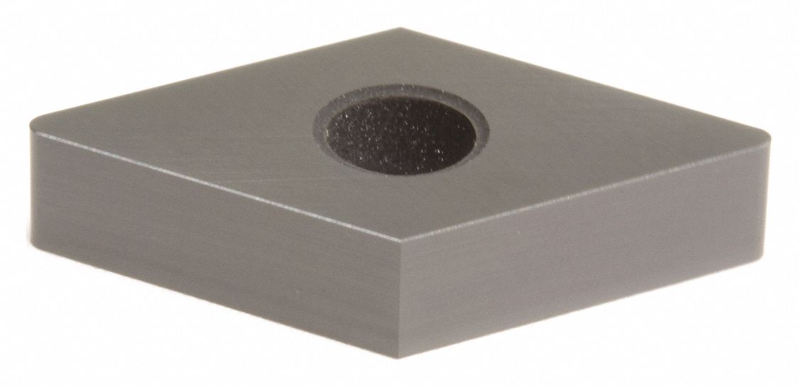 Diamond Turning Insert: DNGA Insert, Neutral, 3/16 in Thick, 1/64 in Corner Radius, AlTiSiN
