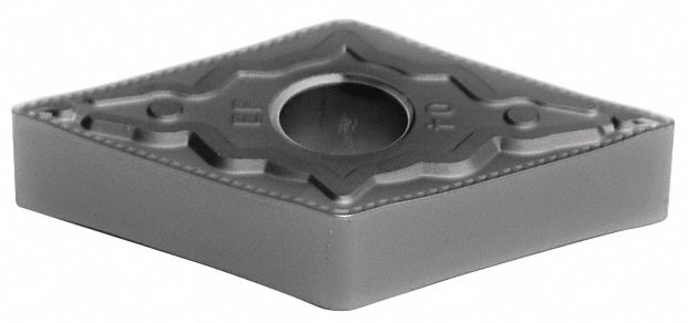 Diamond Turning Insert: DNGG Insert, Neutral, 3/16 in Thick, 1/64 in Corner Radius, AlTiSiN