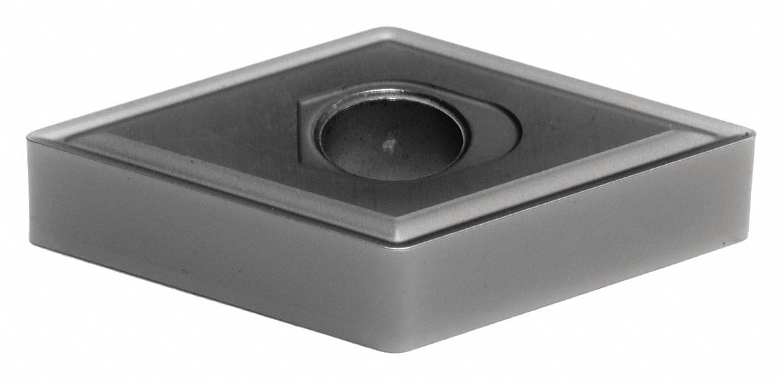 Diamond Turning Insert: DNMG Insert, Neutral, 1/4 in Thick, 1/32 in Corner Radius, AlTiSiN