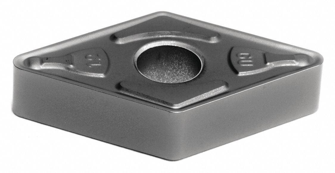 Diamond Turning Insert: DNMG Insert, Neutral, 3/16 in Thick, 1/32 in Corner Radius, AlTiSiN