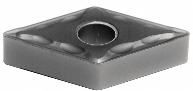 Diamond Turning Insert: DNMG Insert, Neutral, 3/16 in Thick, 1/16 in Corner Radius, AlTiSiN
