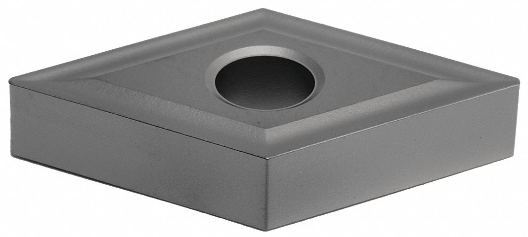 Diamond Turning Insert: DNMG Insert, Neutral, 3/16 in Thick, 1/32 in Corner Radius, AlTiSiN
