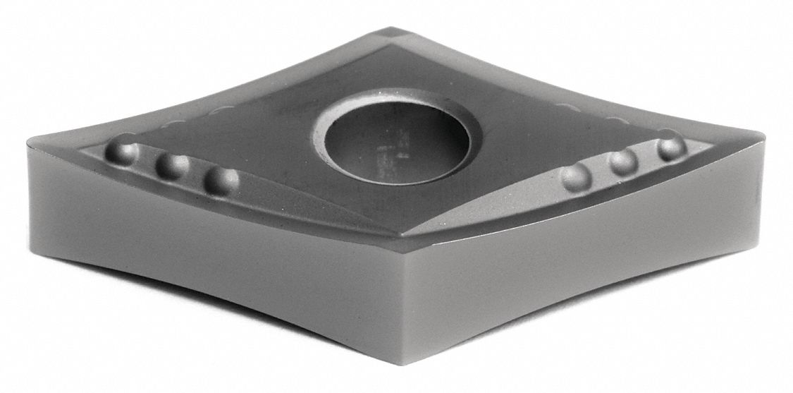 Diamond Turning Insert: DNMG Insert, Neutral, 3/16 in Thick, 1/32 in Corner Radius, AlTiSiN