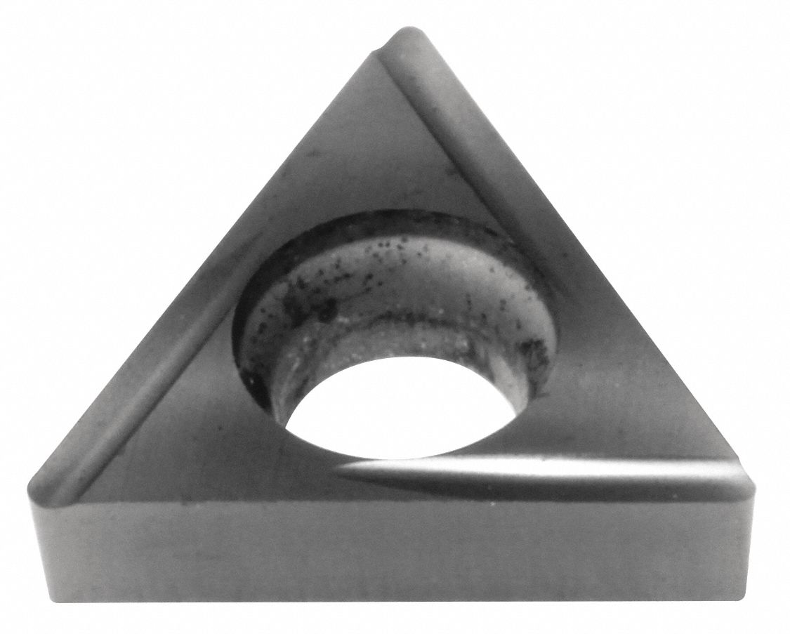 Triangle Turning Insert: 5/8 in Inscribed Circle, Neutral, FX Chip-Breaker, AlTiSiN
