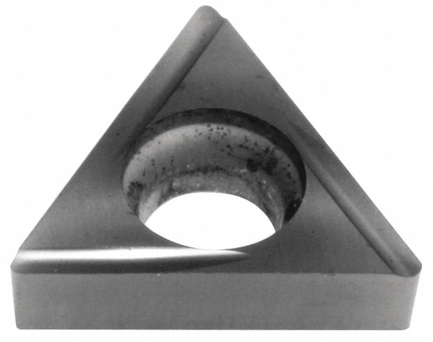 Triangle Turning Insert: 5/8 in Inscribed Circle, Neutral, FX Chip-Breaker, AlTiSiN