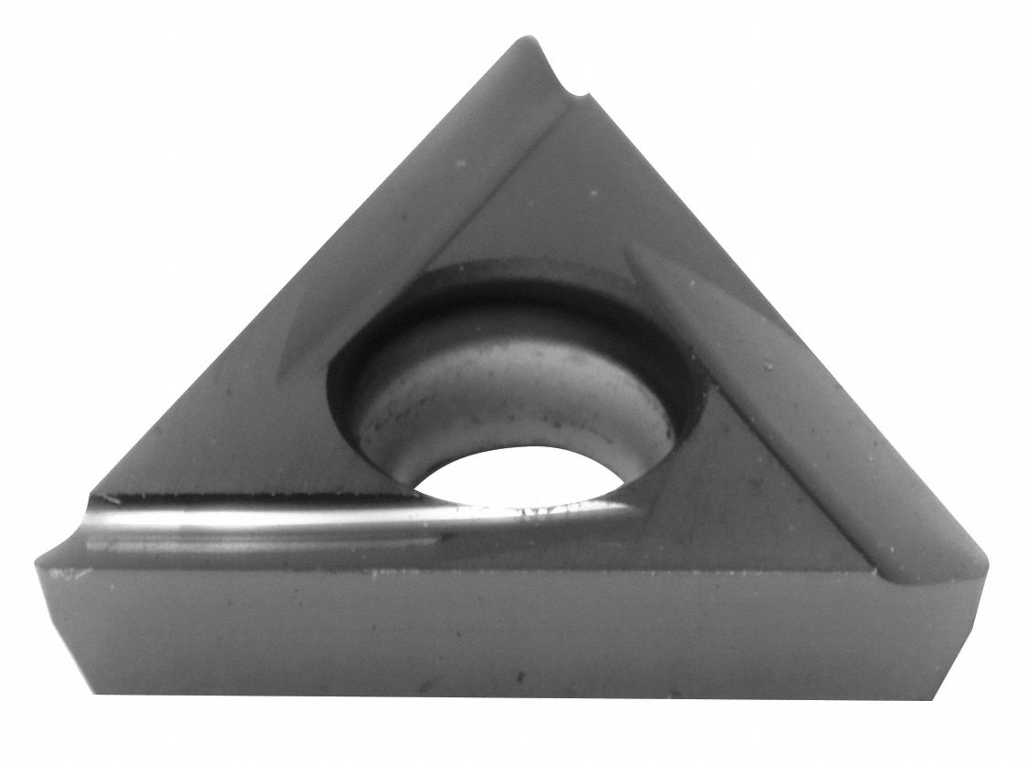 Triangle Turning Insert: 1/4 in Inscribed Circle, Neutral, FX Chip-Breaker, AlTiSiN
